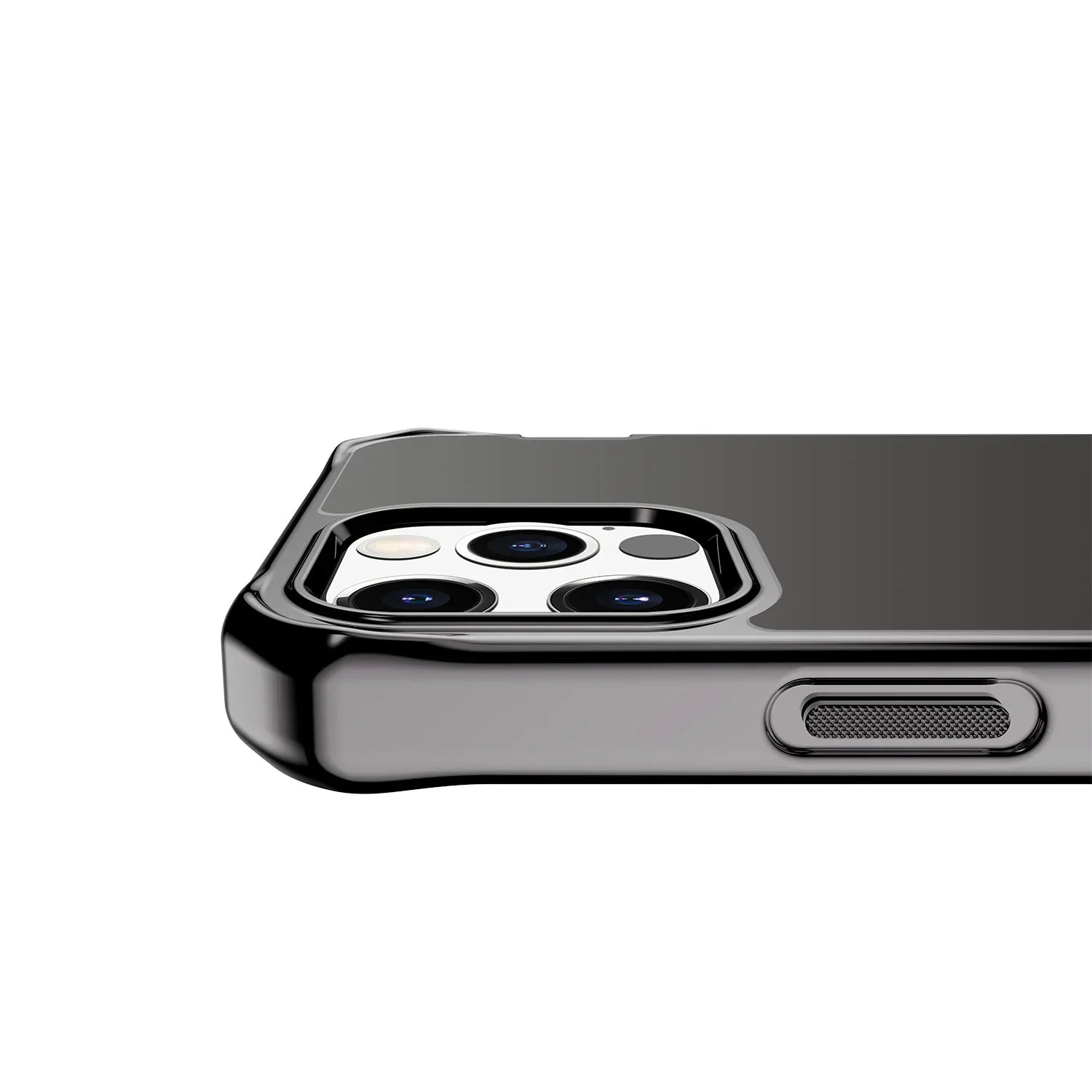 Itskins Hybrid Glass iPhone 12 Pro Max Cover - Space Grey - Tashqila Itskins Hybrid Glass iPhone 12 Pro Max Cover - Space Grey - Tashqila